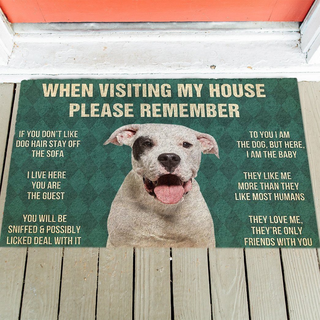 Dogo Argentino's Rules Doormat