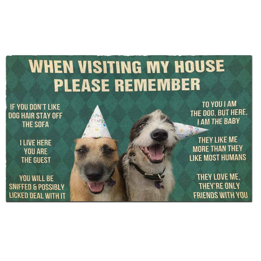 Dog's Rules Doormat
