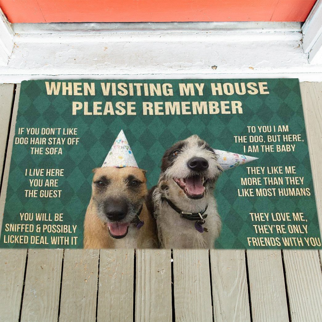 Dog's Rules Doormat