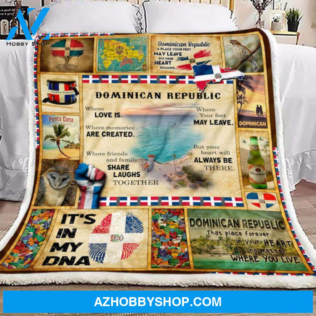 Dominican Republic Blanket, Dominican Republic Where Love Is