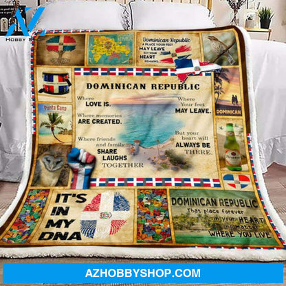 Dominican Republic Blanket, Dominican Republic Where Love Is