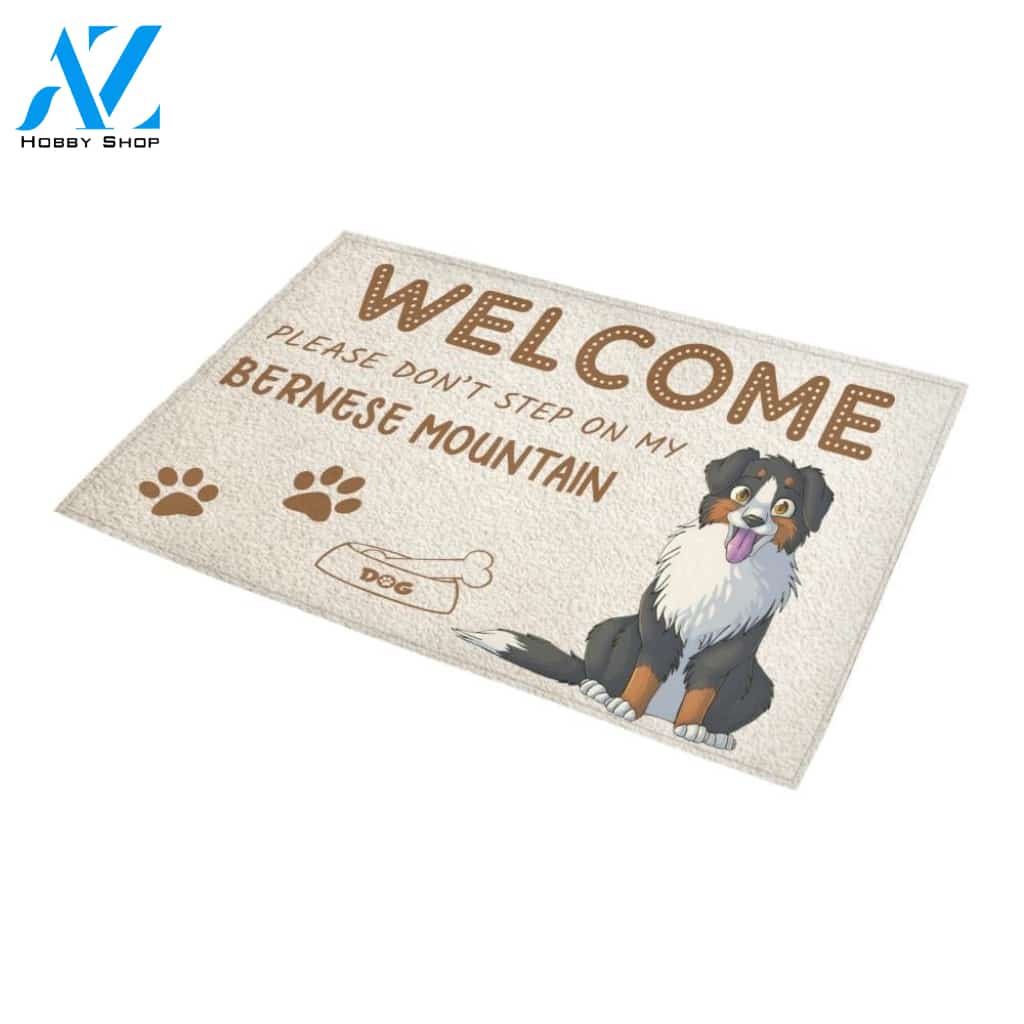 Don't Step On My Bernese Mountain Doormat Indoor And Outdoor Mat Entrance Rug Sweet Home Decor Housewarming Gift Gift For Friend Family Stem Feminist