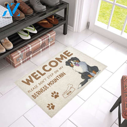 Don't Step On My Bernese Mountain Doormat Indoor And Outdoor Mat Entrance Rug Sweet Home Decor Housewarming Gift Gift For Friend Family Stem Feminist