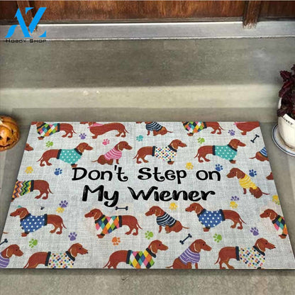Don't Step on My Wiener - Dachshund Doormat