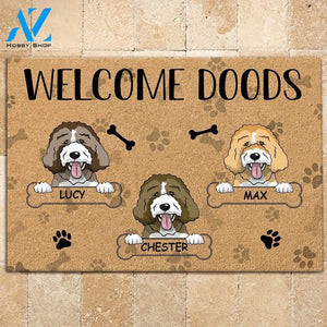Doodle Custom Doormat Welcome Doods Personalized Gift | WELCOME MAT | HOUSE WARMING GIFT