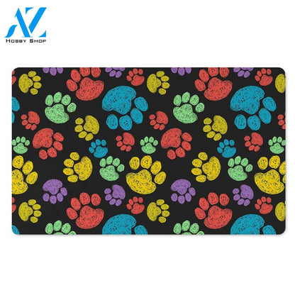 Doodle Paw Door Mat
