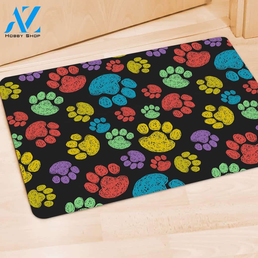 Doodle Paw Door Mat