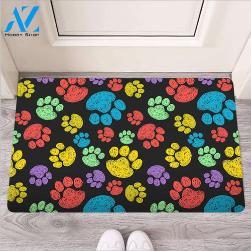 Doodle Paw Door Mat