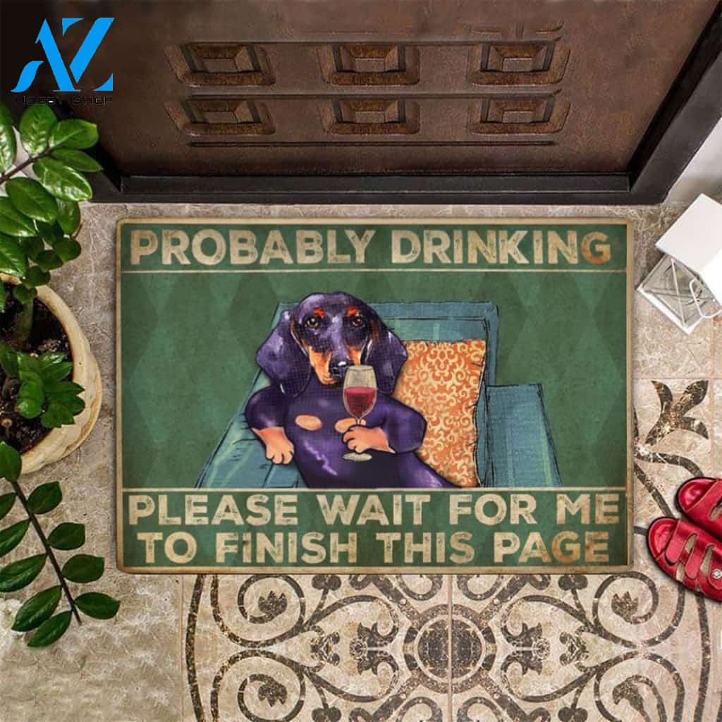 Door Bell Response Time Funny Indoor And Outdoor Doormat Gift For Friend Family Decor Warm House Gift Welcome Mat