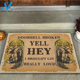 Doorbell Broken - Gin Doormat
