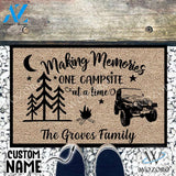 Wozoro Doormat Camping Personalized Jeep Making Memories One Campsite At A Time