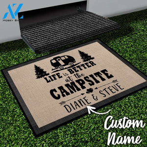Wozoro Doormat Camping Personalized Life Is Better At The Campsite