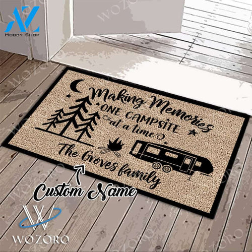 Wozoro Doormat Camping Personalized Making Memories One Campsite At A Time