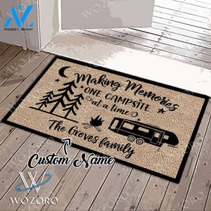 Wozoro Doormat Camping Personalized Making Memories One Campsite At A Time