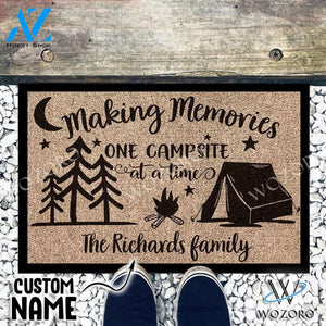 Wozoro Doormat Camping Personalized Tent Making Memories One Campsite At A Time
