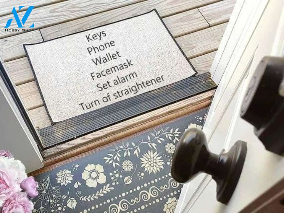 Doormat_Checklist | Welcome Mat | House Warming Gift