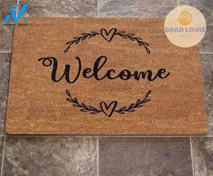 Doormat Entry Rug Welcome Mats Retro Farm Animal Cow Pig Barn Country Market Wood Grain Indoor
