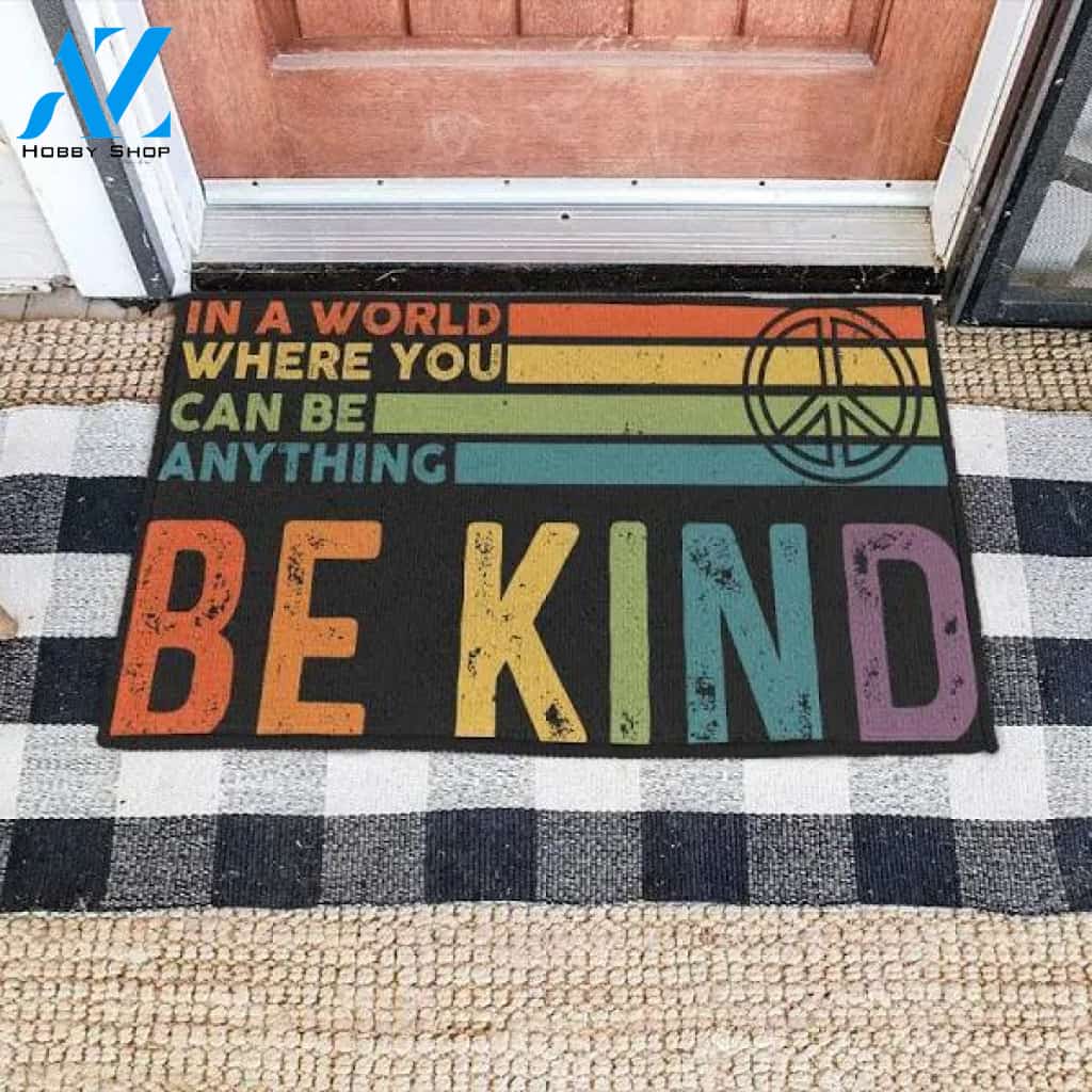 Doormat for LGBT, Be Kind Doormat, LGBT Accepting Gift, LGBT Pride Gift, Rainbow Gifts, New Home Decor Gift
