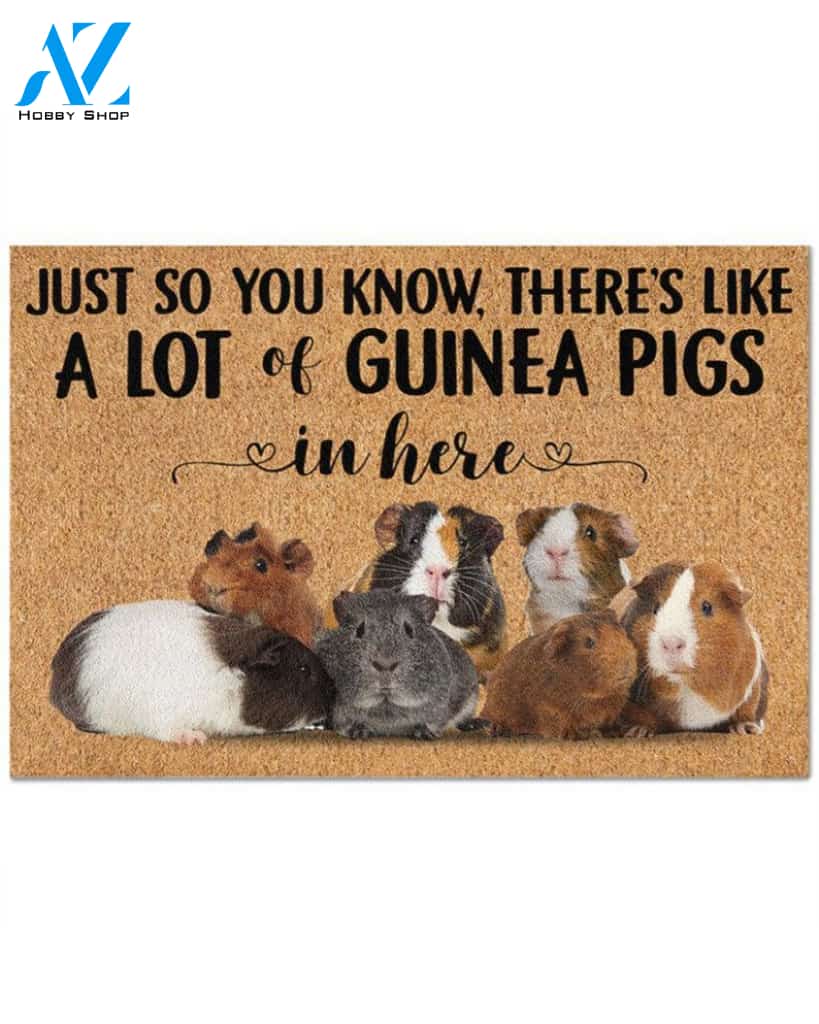 Doormat Like A Lot Of - Guinea Pig Doormat