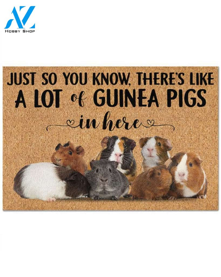 Doormat Like A Lot Of - Guinea Pig Doormat