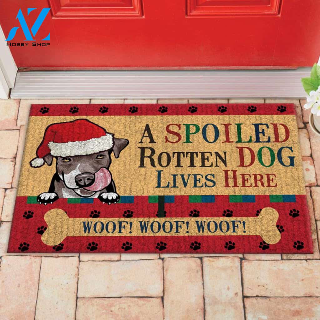 Doormat Personalized Dog & Name 3D Printing HLT-DNQ003 | Welcome Mat | House Warming Gift