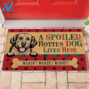 Doormat Personalized Dog & Name 3D Printing HLT-DNQ003 | Welcome Mat | House Warming Gift