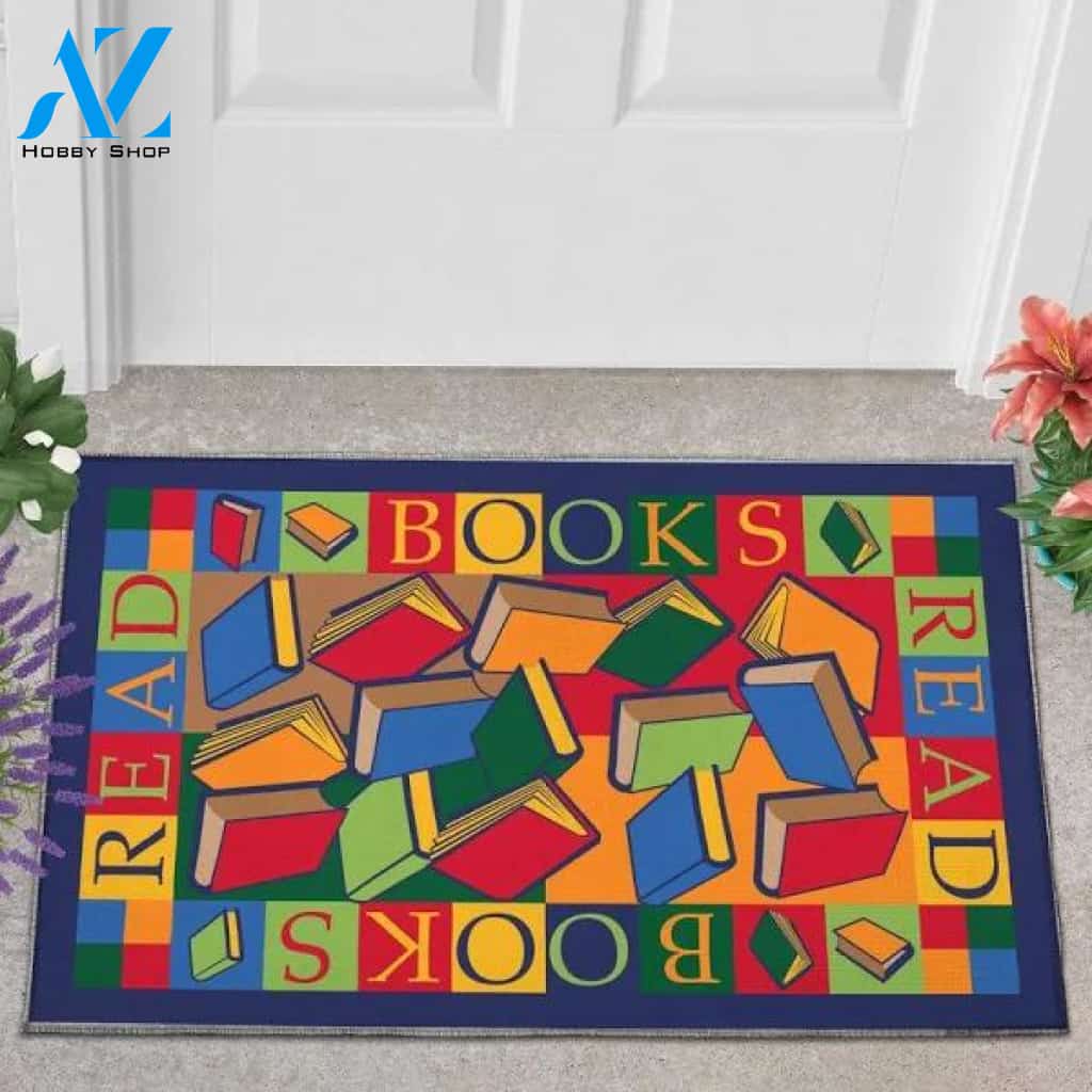 Doormat - Read Books Doormat Welcome Mat Housewarming Gift Home Decor Funny Doormat Gift For Book Lovers