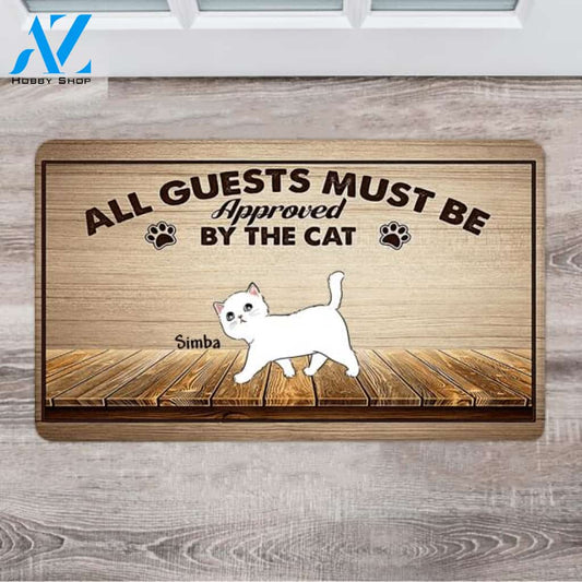 Personalized Doormats With Cats - Perfect Gift For Cat Lovers - Up To 6 Cats