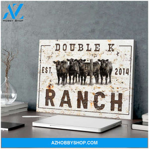 Ohcanvas Double K Ranch Cows Custom Canvas Wall Art Decor