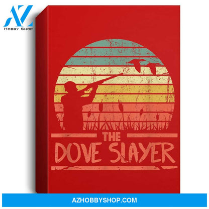 Dove Hunt Funny Retro Hunting Vintage Portrait Canvas