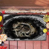SNAKES ILLUSION DOORMAT