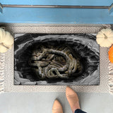 SNAKES ILLUSION DOORMAT