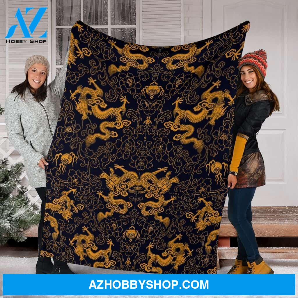 Dragon 2 Fleece Blanket