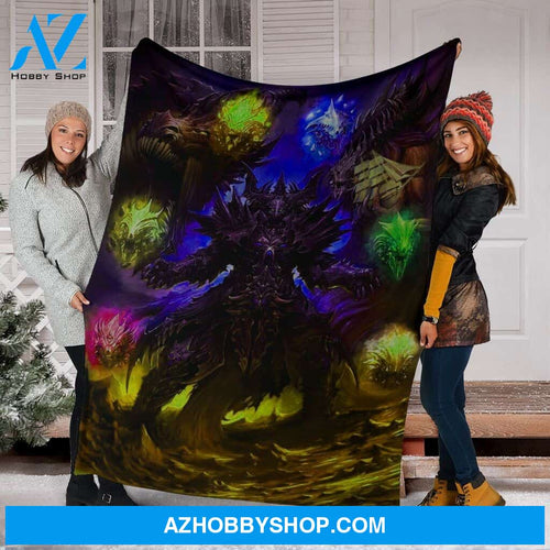 Dragon 4 Fleece Blanket