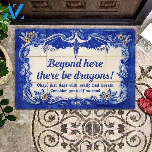 Dragon & Dog Consider Yourself Warned Doormat