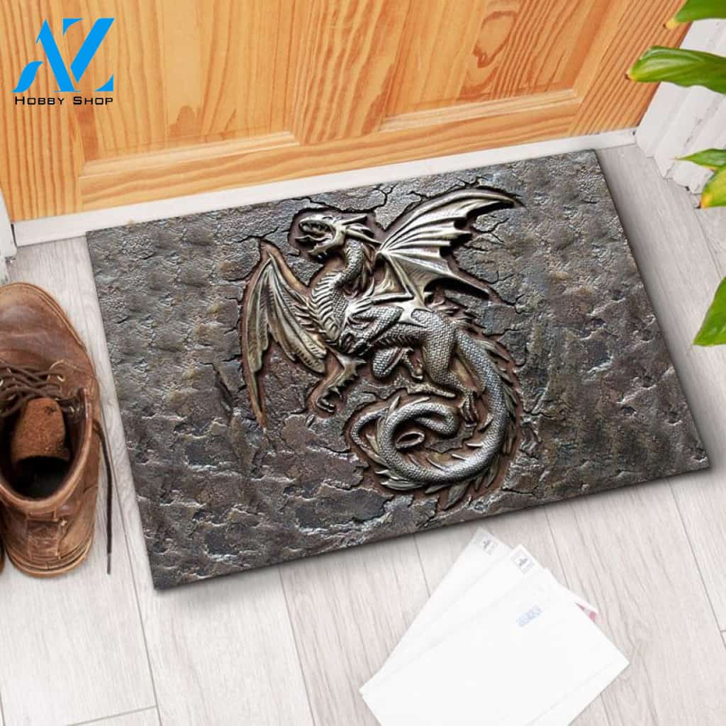 Dragon Doormat Full Printing ntk-dva003 | Welcome Mat | House Warming Gift