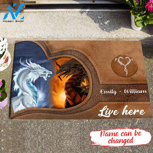 Dragon Doormat Full Printing ntk-ddd006 | Welcome Mat | House Warming Gift