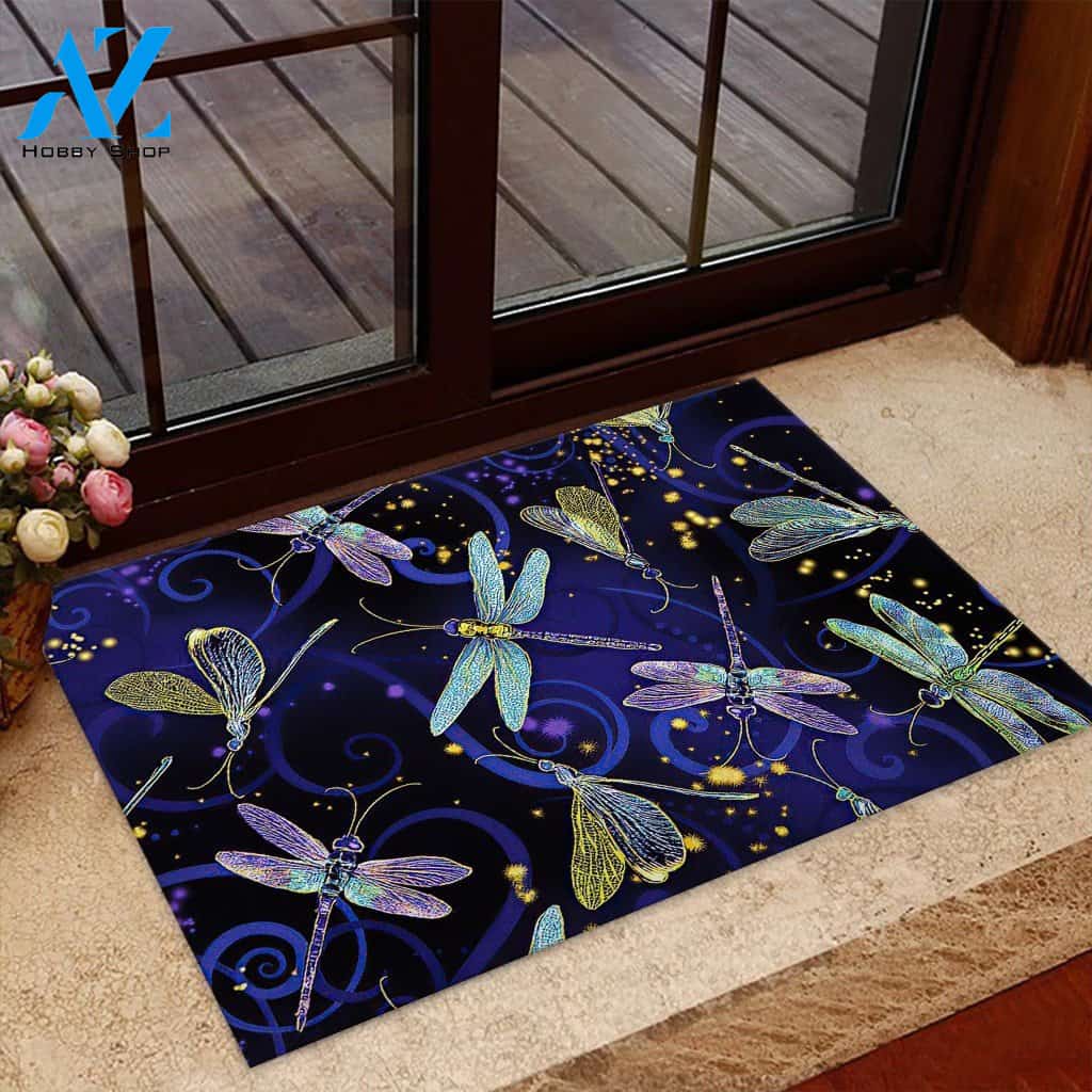 Dragonflies Aesthetic Doormat | Welcome Mat | House Warming Gift