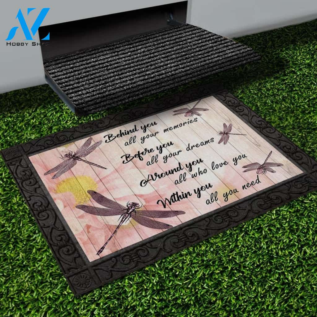 Dragonfly 3 Doormat All Over Printed (6228)
