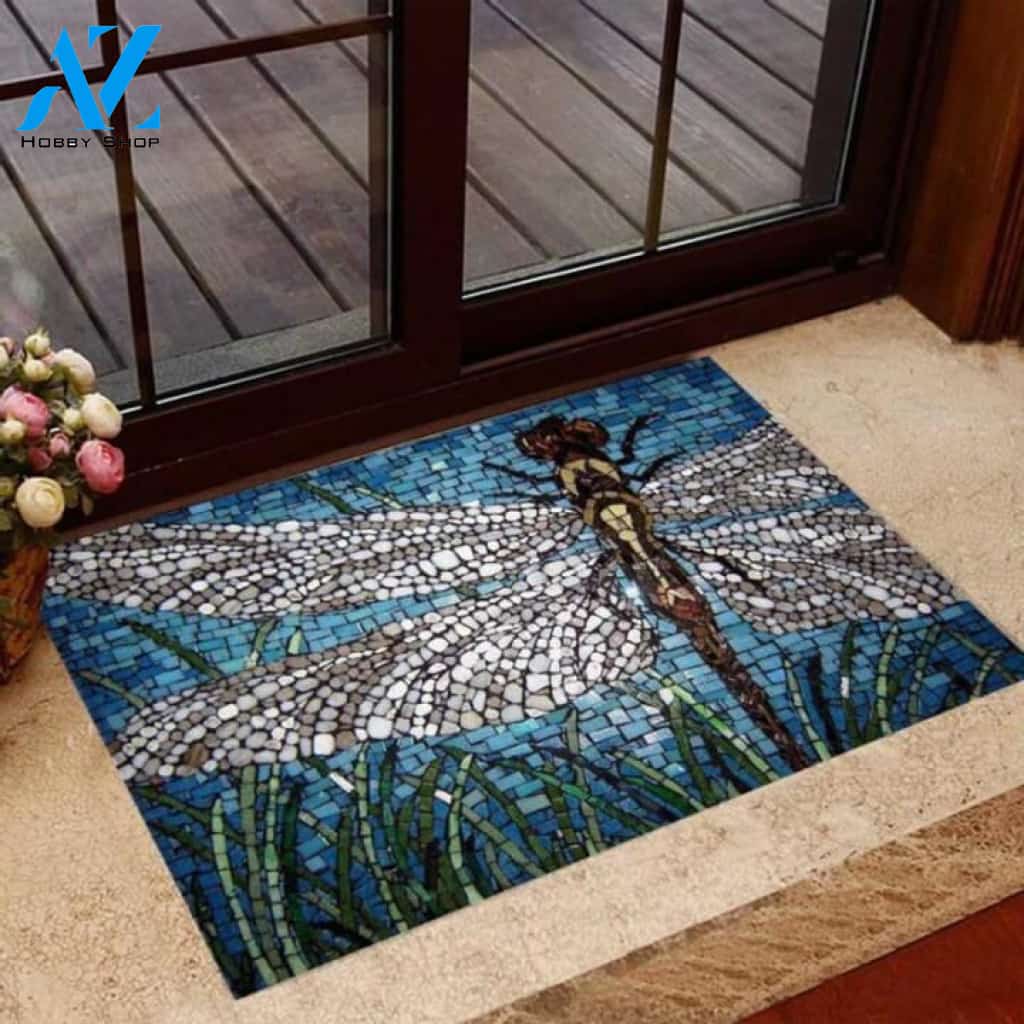 Dragonfly Aesthetic Beautiful Doormat