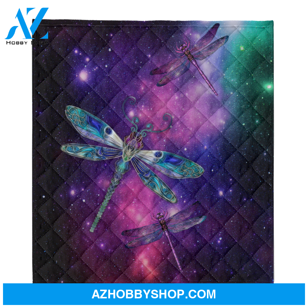 Dragonfly Blanket, Beautiful Dragonfly Purple Blanket