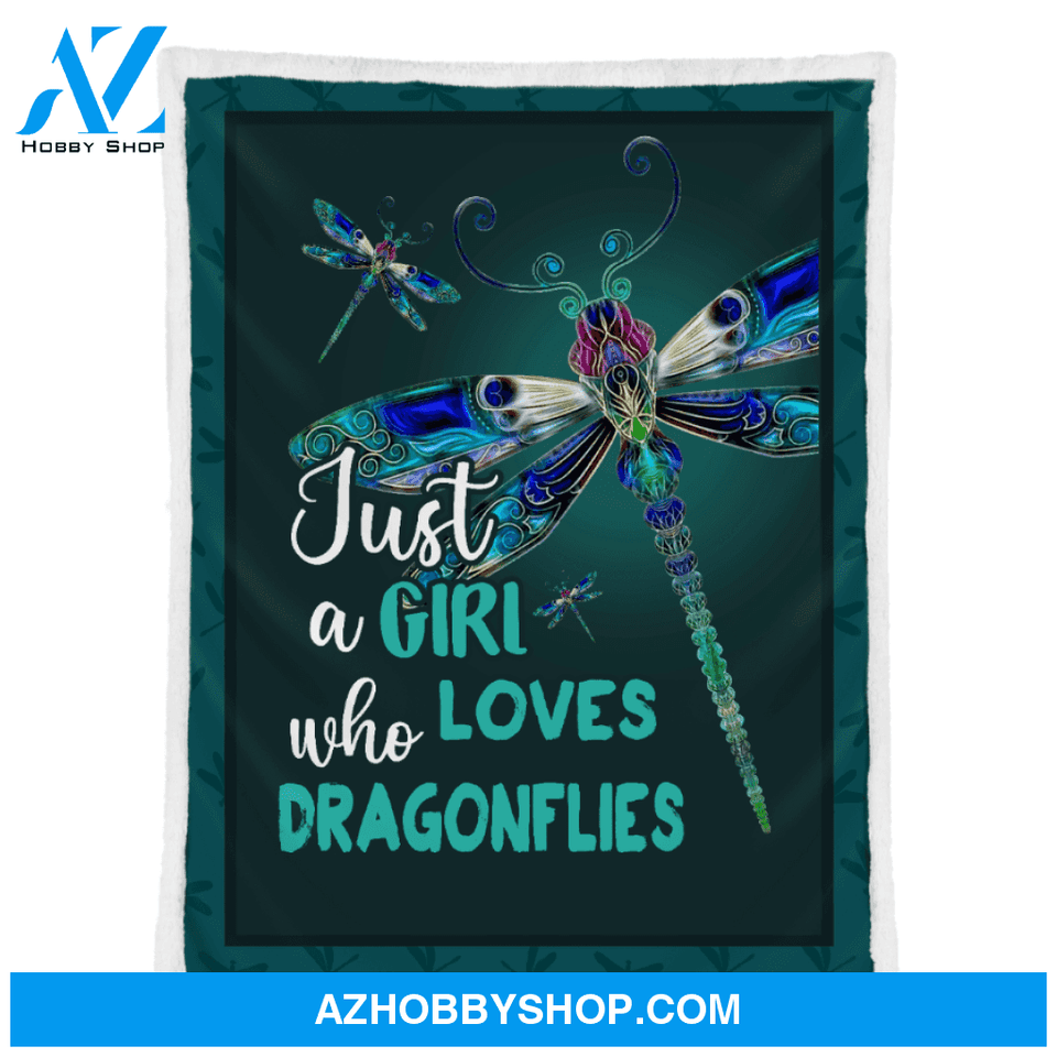 Dragonfly Blanket, just a girl who loves dragonflies