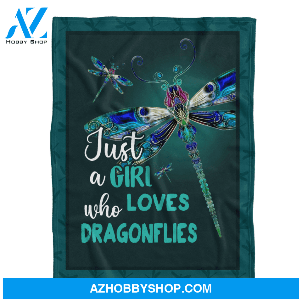 Dragonfly Blanket, just a girl who loves dragonflies
