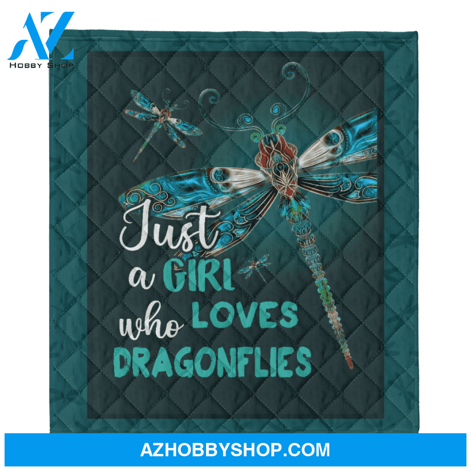 Dragonfly Blanket, just a girl who loves dragonflies