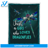 Dragonfly Blanket, just a girl who loves dragonflies