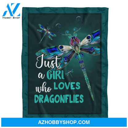 Dragonfly Blanket, just a girl who loves dragonflies