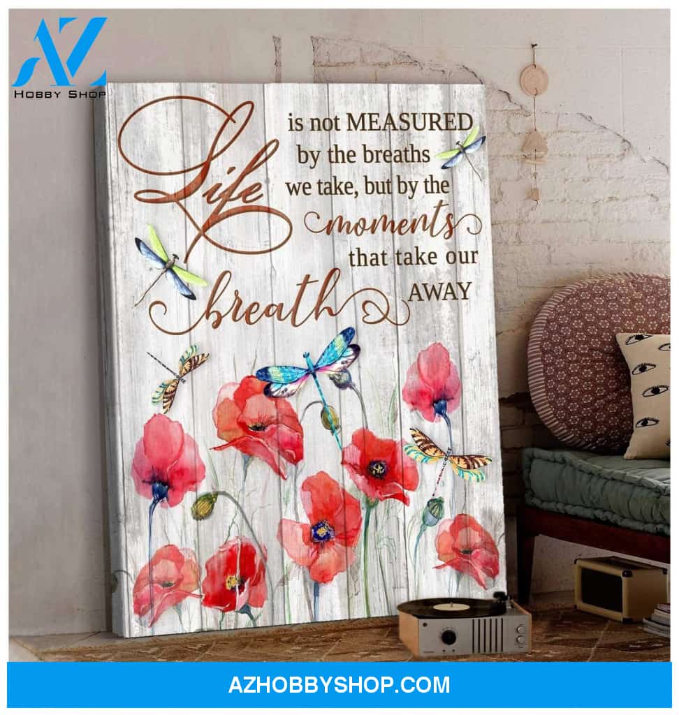 Dragonfly Breath Away Wall Art Canvas Prints