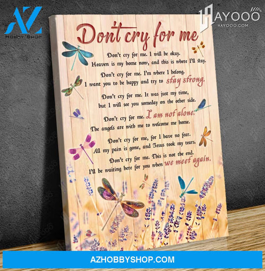 Dragonfly - Canvas - Don'T Cry For Me