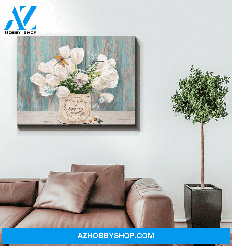 Dragonfly - Canvas - Enjoy Every Moment