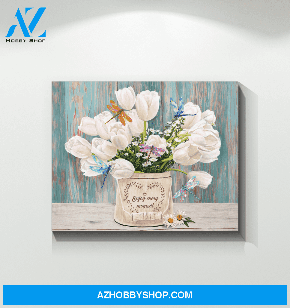 Dragonfly - Canvas - Enjoy Every Moment